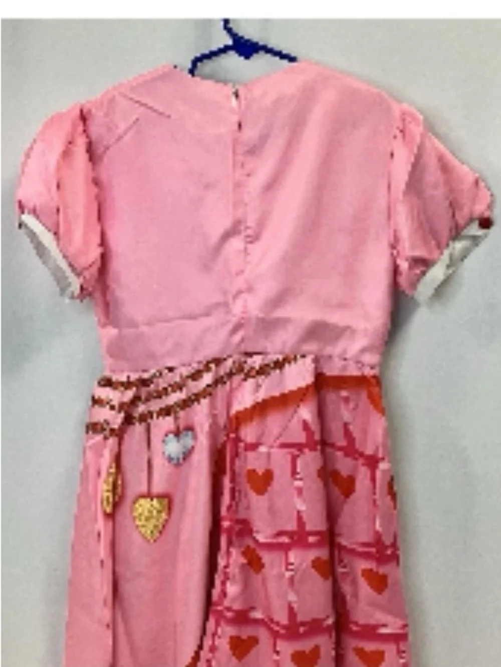 Pink Heart Print Girls' Bridget Dress